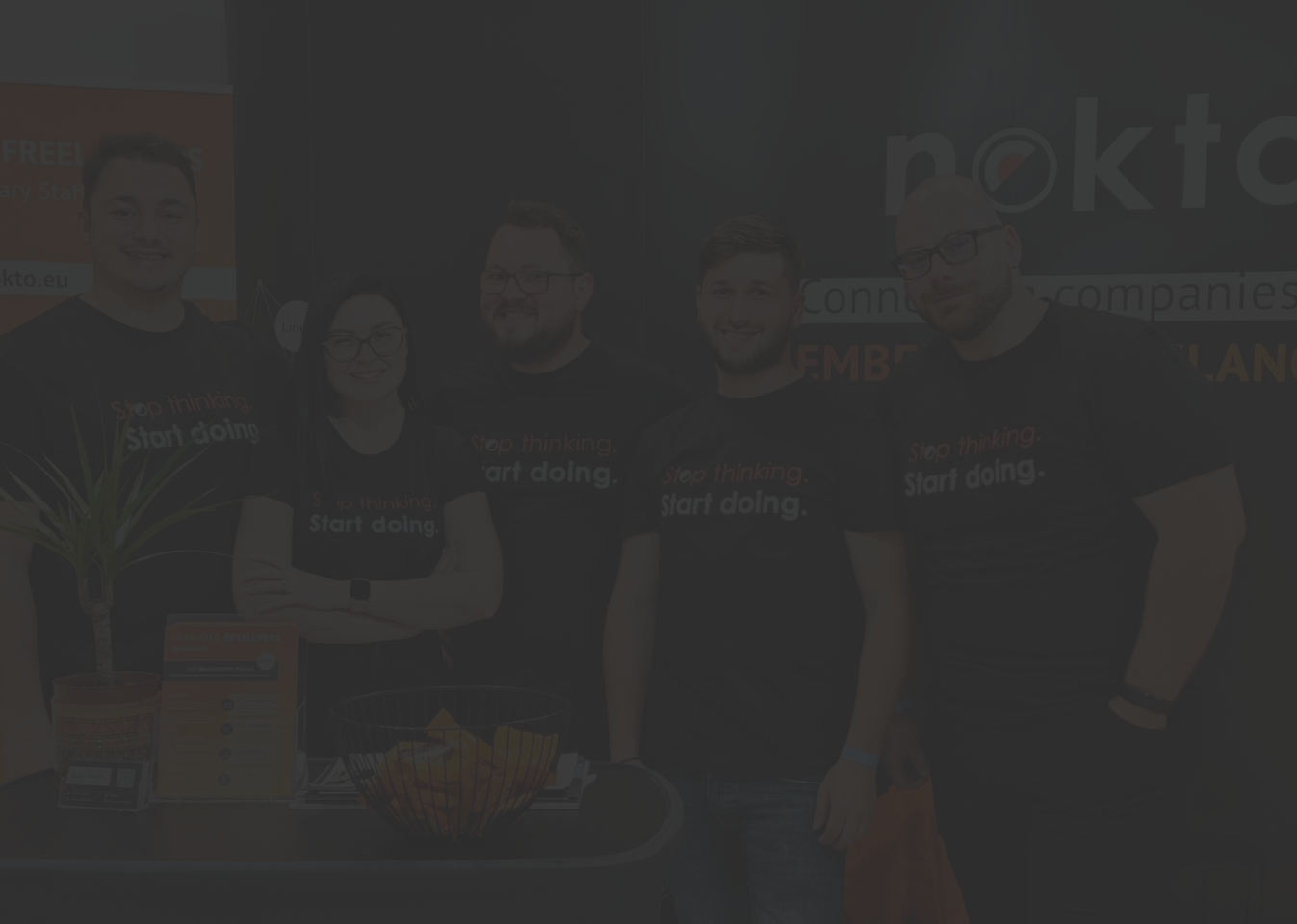 Nokto engineering team at work