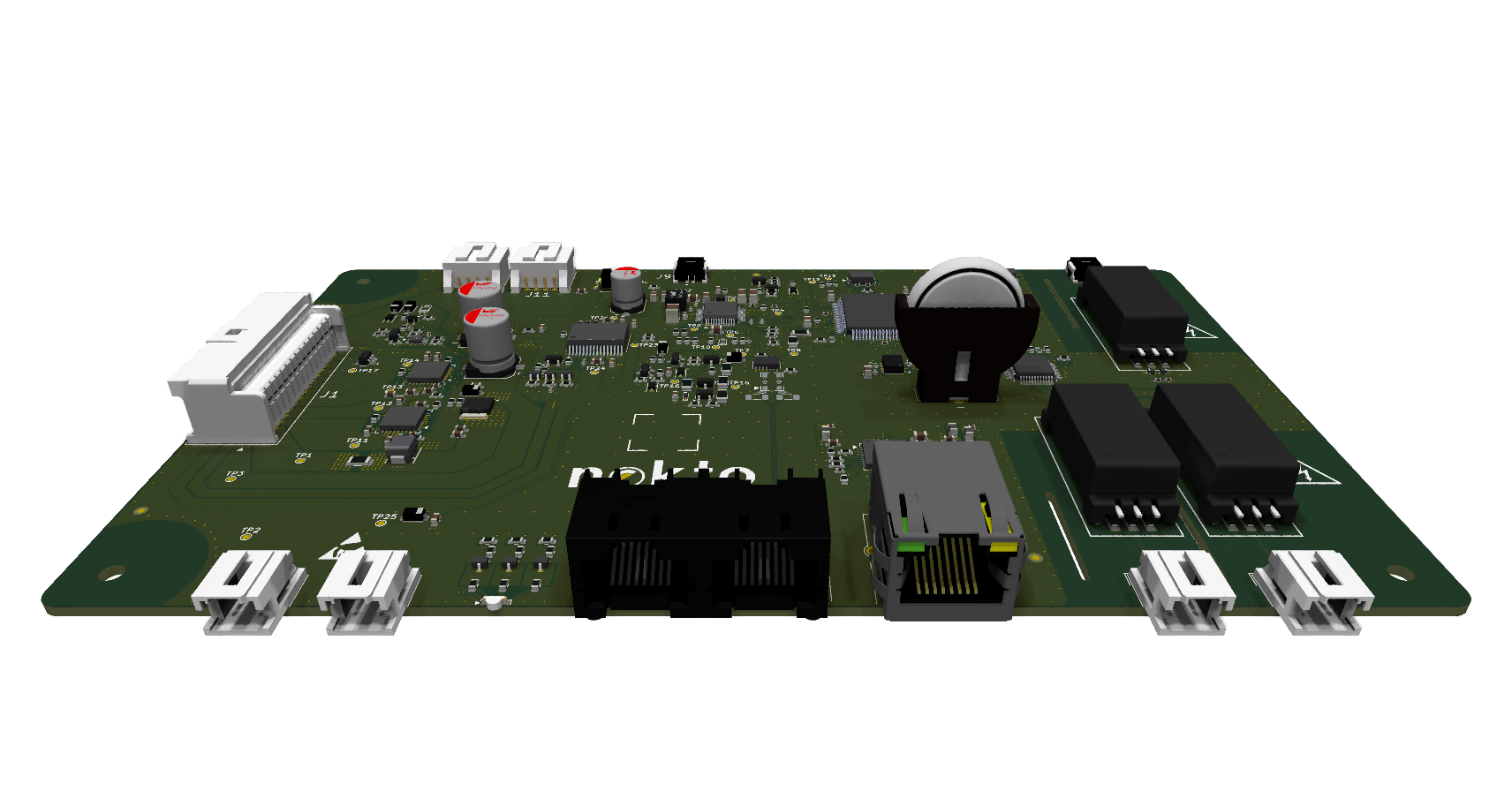 Nokto BMS 1500V board — top view